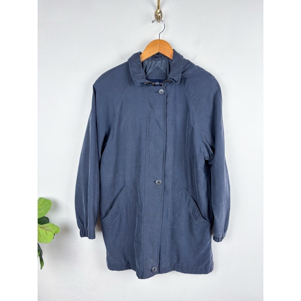 Vintage London Fog Women’s Blue Jacket Sz M